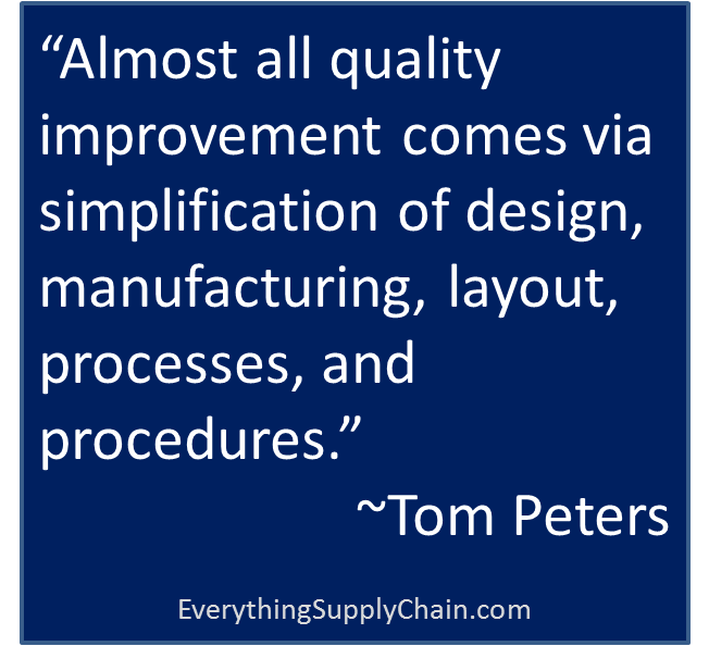 Supply Chain and Logistics Quotes - Tom Peters, W. Edwards, Deming