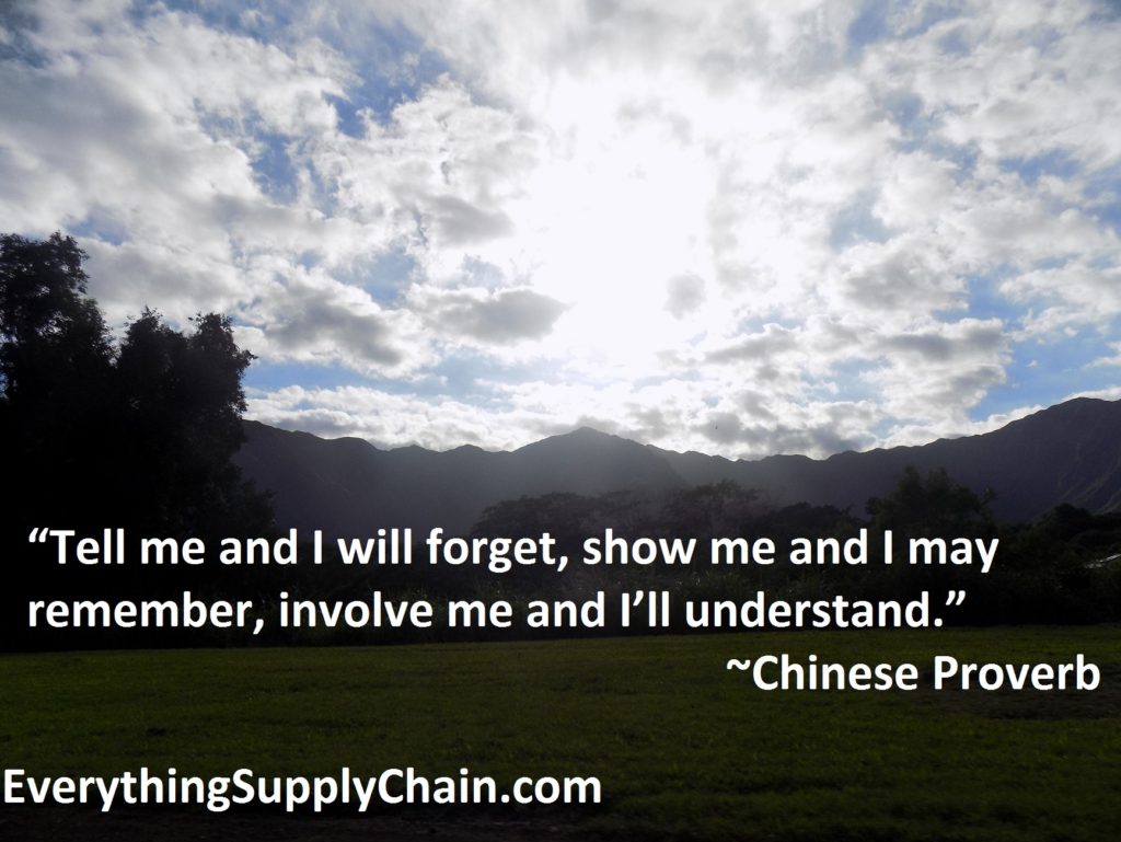Supply Chain Chinese Proverb