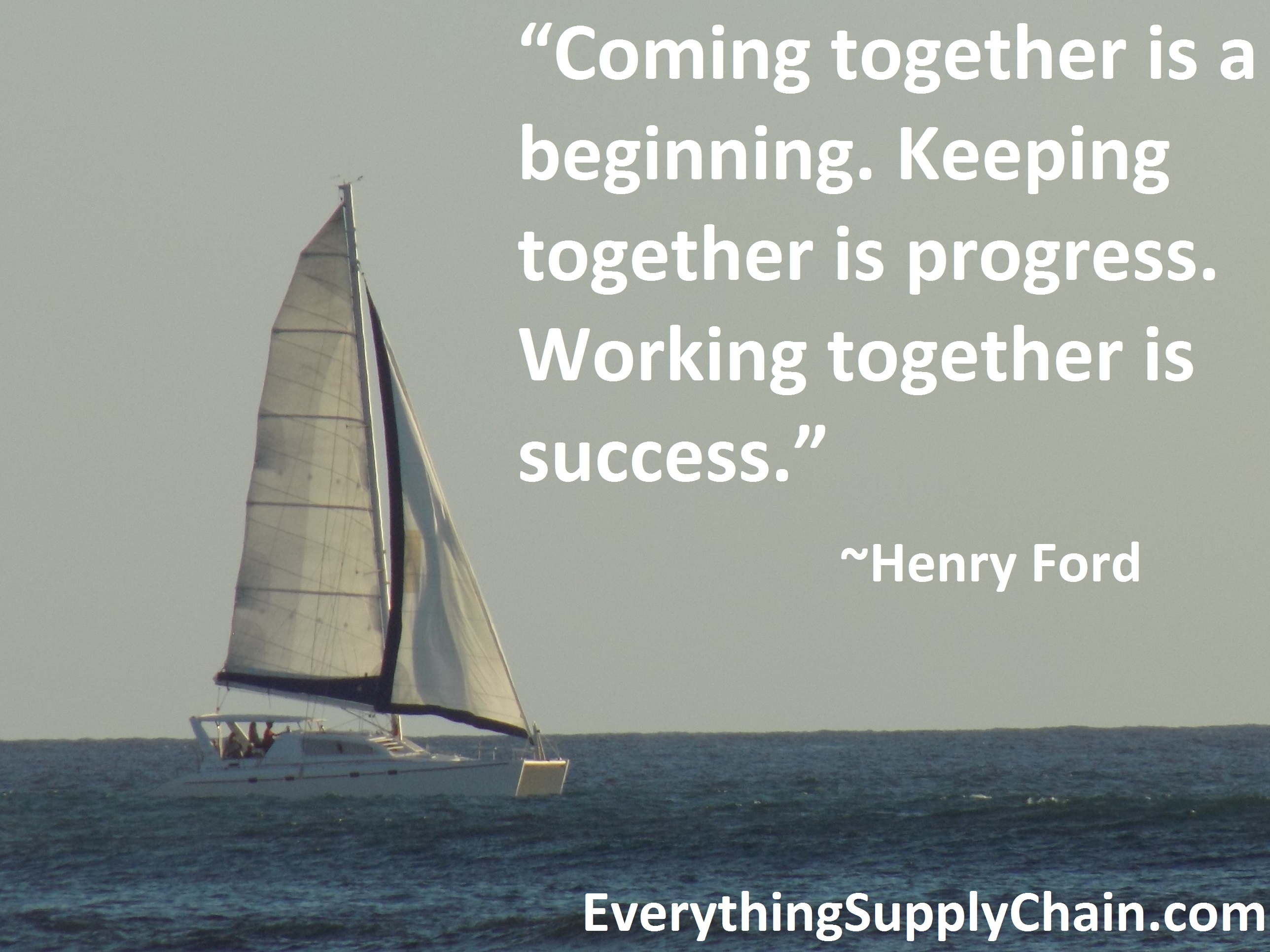 Henry Ford Teamwork quote about supply chain 