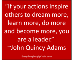 Leadership quote by John Quincy Adams