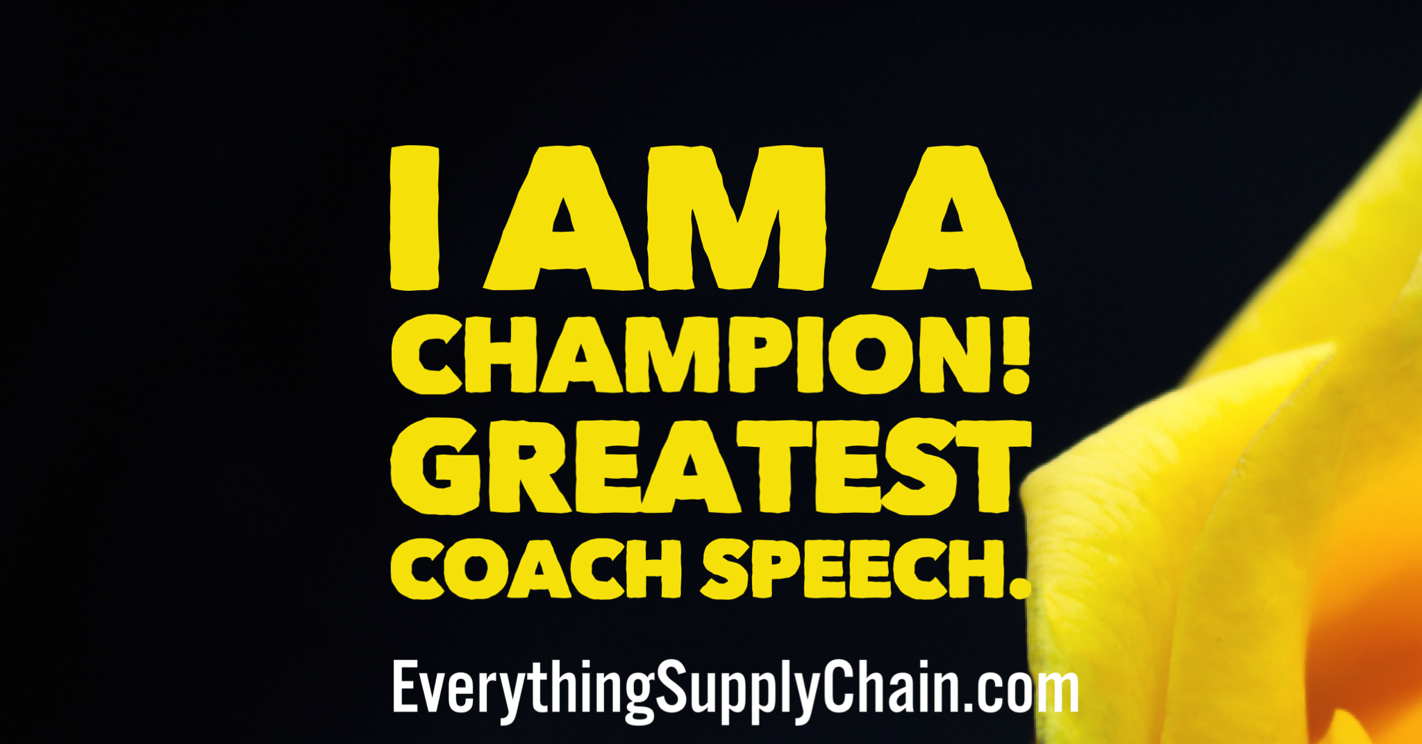 am a champion - greatest coach speech ever.