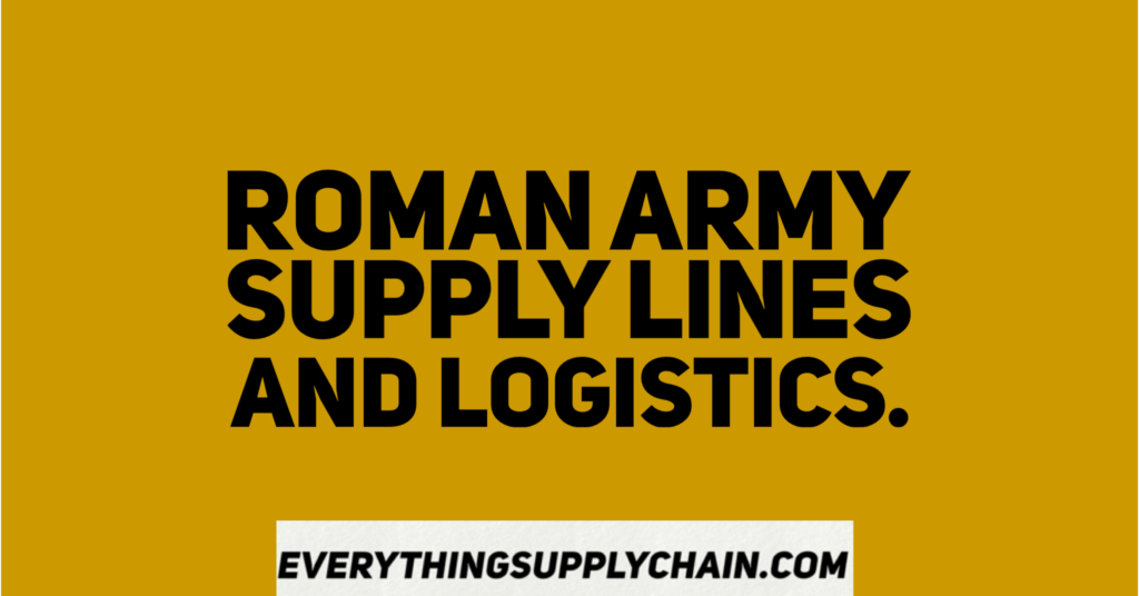 Roman army logistics