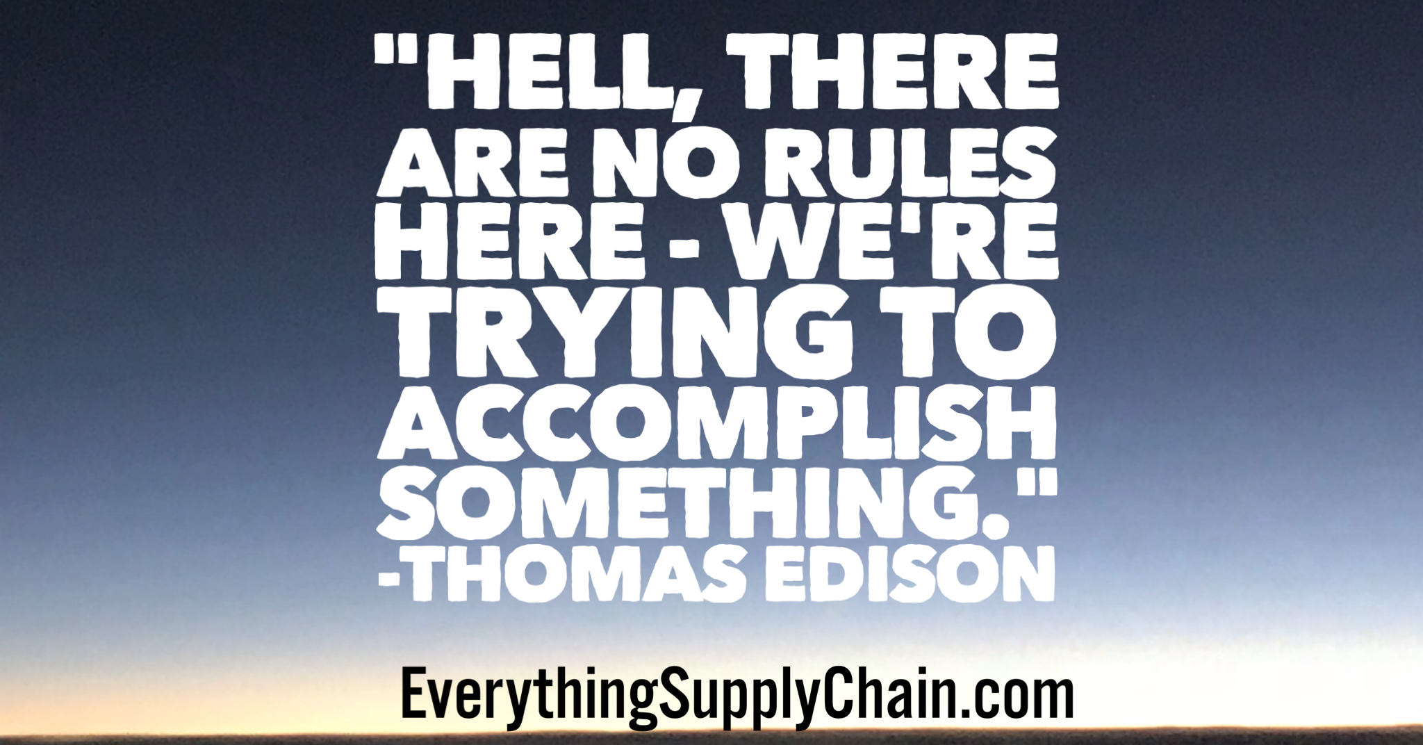 Thomas A. Edison quote: The greatest invention in the world is the