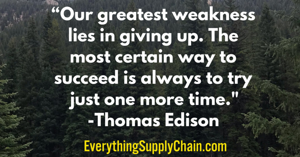 Thomas Edison quote