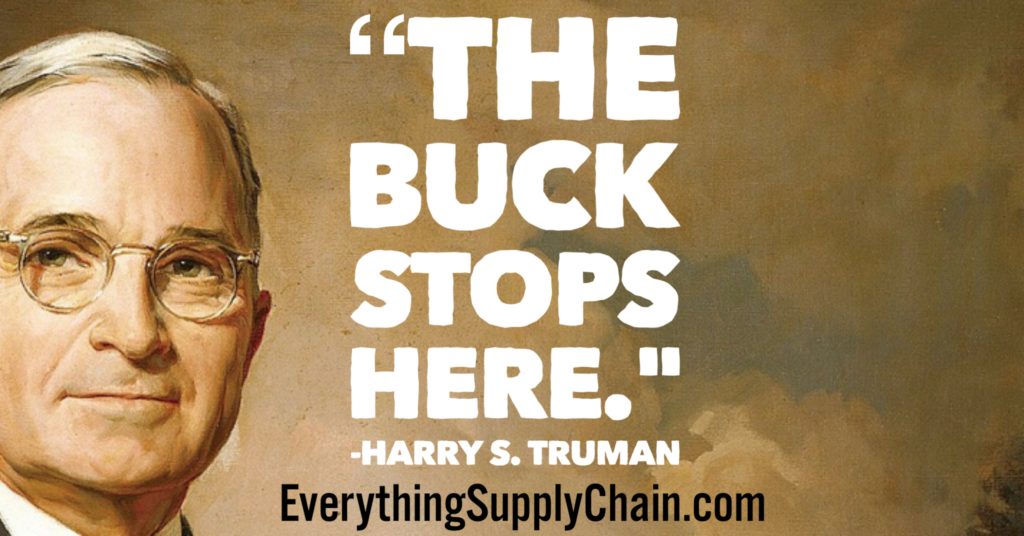 the buck stops here
