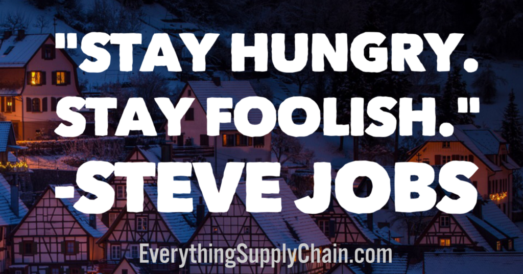 Steve Jobs Stay Hungry