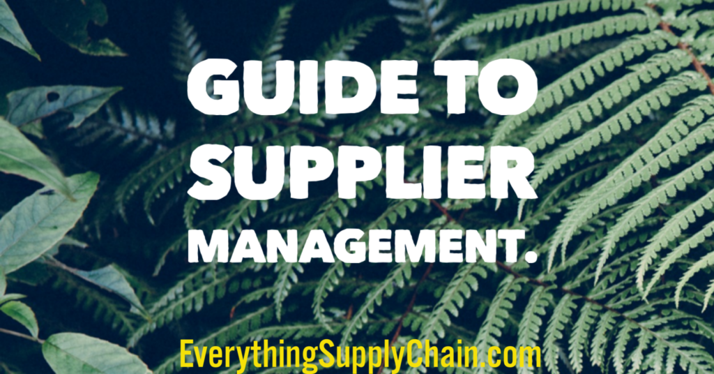 Supplier Management